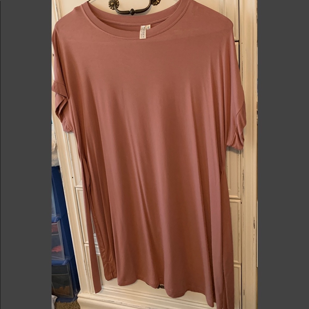 Boutique Brand - Rose Pink Tunic / Blouse